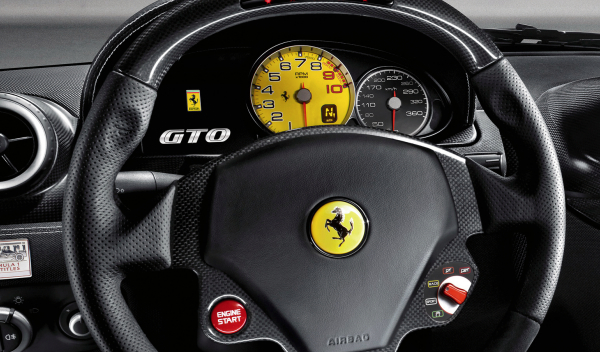 El Ferrari Gran Turismo Omologato, la versión de carreras homologado para ser matriculado.